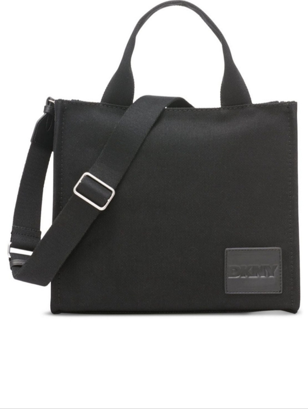 DKNY Hadlee Medium Cotton Tote Crossbody Bag